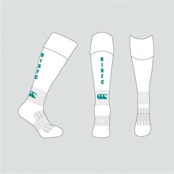 BIRFC Unisex Club Match Socks White