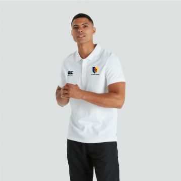 RC DIOK Mens Waimak Polo Shirt White