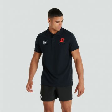 Belgium Rugby Mens Waimak Polo Black