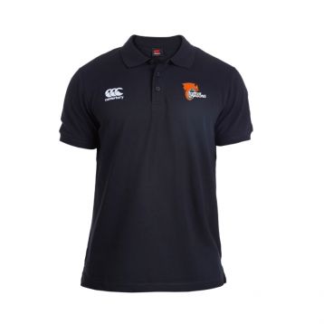 RC Dragons Mens Waimak Polo Shirt Black