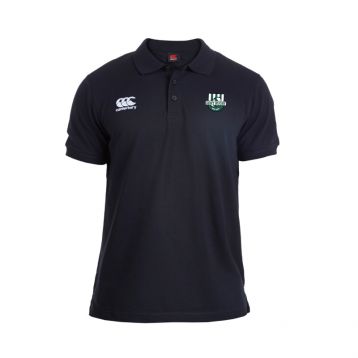 Gent RFC Embroidered Mens Waimak Polo Shirt Black