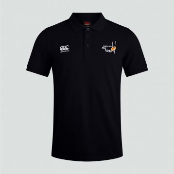 Vets Mens Waimak Polo Shirt Black