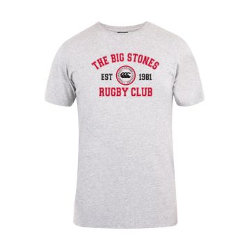 Big Stones Mens Club Tee Grey