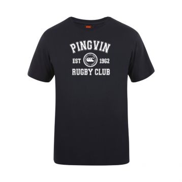 Pingvin Junior Unisex Club Tee Black