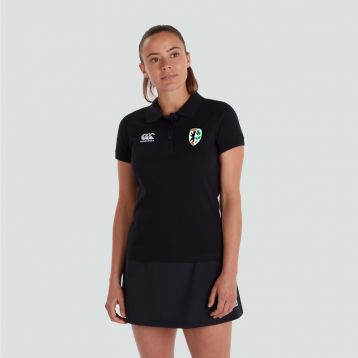 BIRFC Womens Waimak Polo Shirt Black