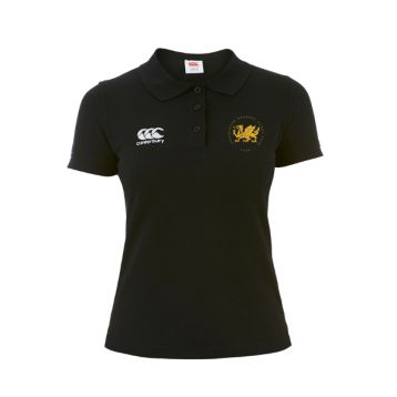 Dragons Womens Waimak Polo Shirt Black