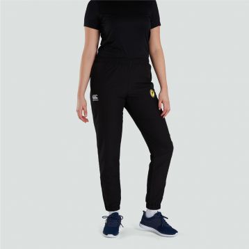 RK03 Womens Club Tapered Cuff Track Pants Black