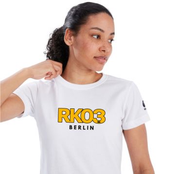 RK03 Women Club Logo Tee White