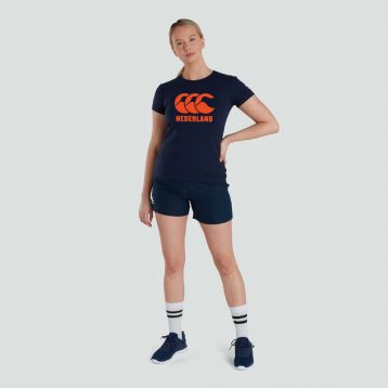 Womens Nederland Tee Navy