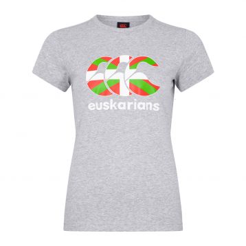 Womens Euskarians Tee Grey