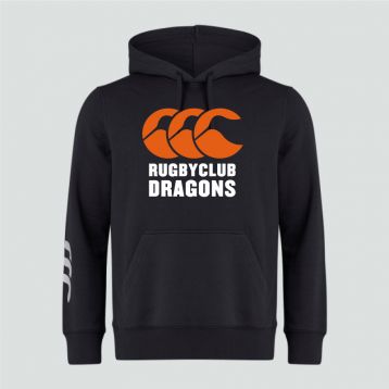 RC Dragons Mens Club Hoody Black