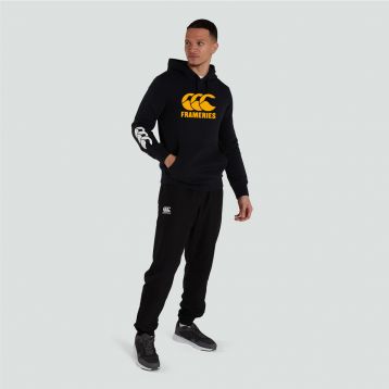 RCF Mens Club Hoody Black/Yellow