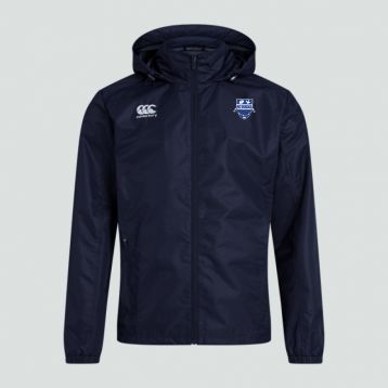 Ducks Mens Club Full Zip Rain Jacket Navy