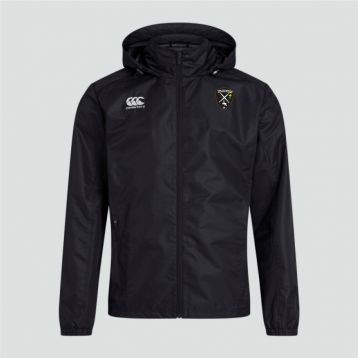 RCRCC Mens Club Full Zip Rain Jacket Black