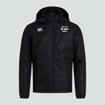 RC Alphen Mens Club Full Zip Rain Jacket Black