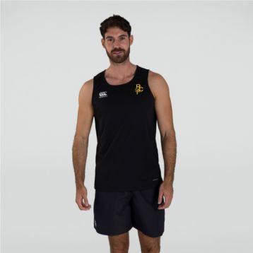 RCF Mens Club Dry Singlet Black