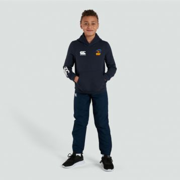 Wasps Junior Unisex Club Hoody Navy