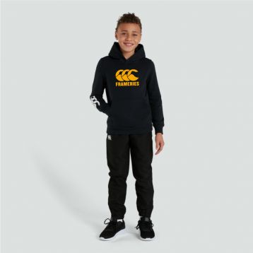 RCF Junior Unisex Club Hoody Black/Yellow