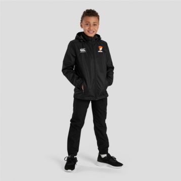 RC Dragons Junior Unisex Club FZ Rain Jacket Black