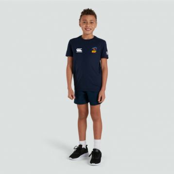 Wasps Junior Unisex Club Tee Navy