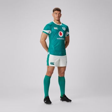 Mens Ireland Home Match Shorts Wit/Groen