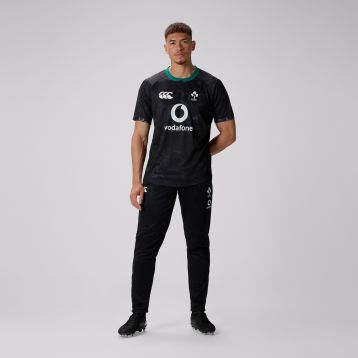 Maillot pré-match Irlande Pro homme noir/vert