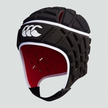 Adult Unisex Raze Headguard Black/Red