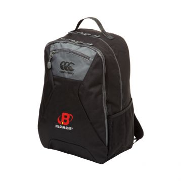 Belgium Rugby Unisex Medium Backpack Black