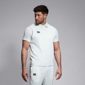 Mens Cricket Sleeveless Overshirt Cream