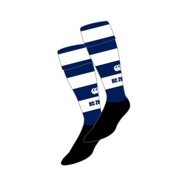 RC Zwolle Unisex Club Socks Hooped Navy/White