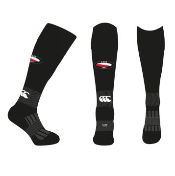 USRS Adult Unisex Club Match Socks Black