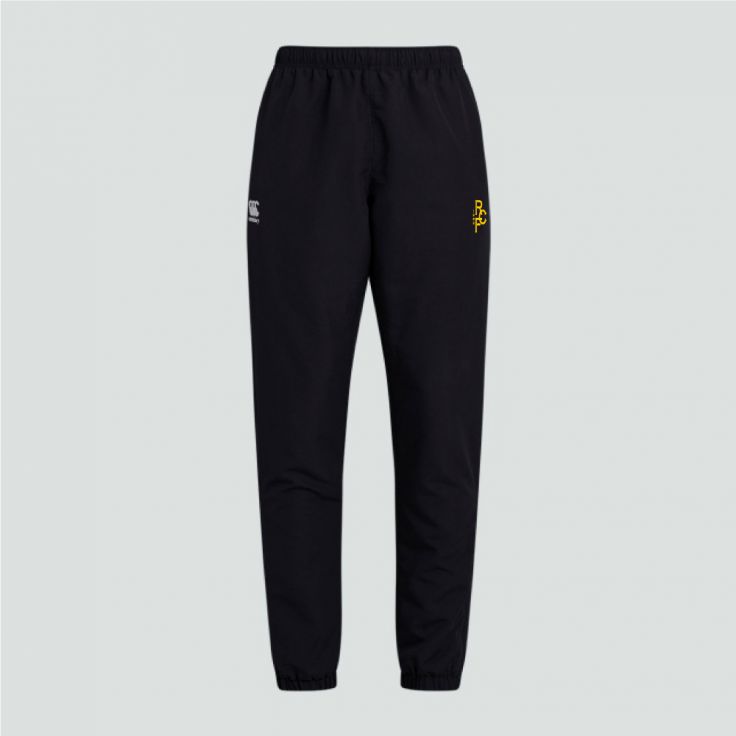 RCF Mens Club Tapered Cuff Track Pants Black